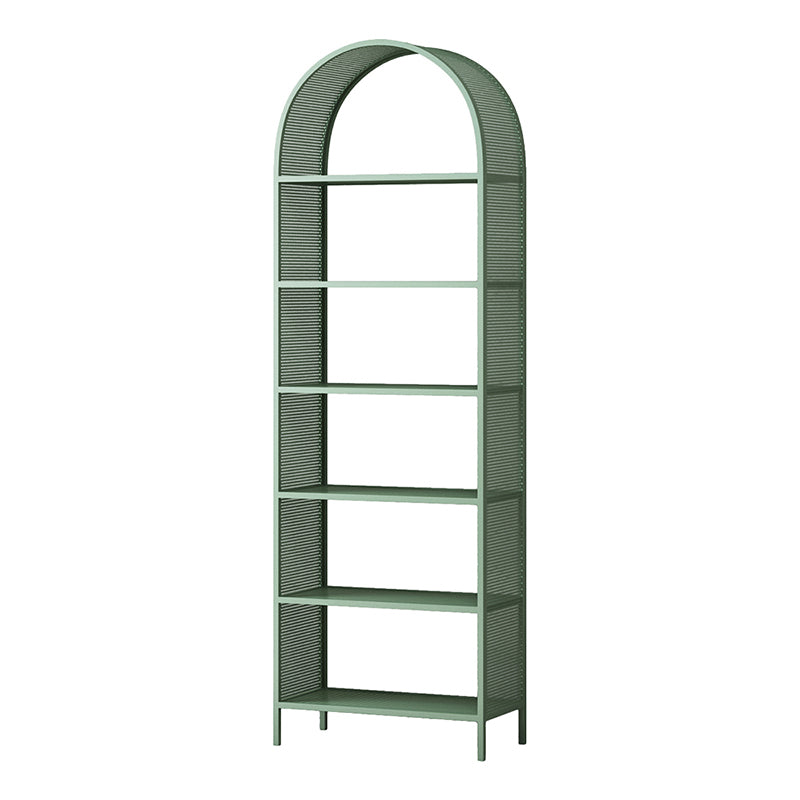 Metal Scandinavian Bookcase Standard Open Back Bookshelf with Shelves