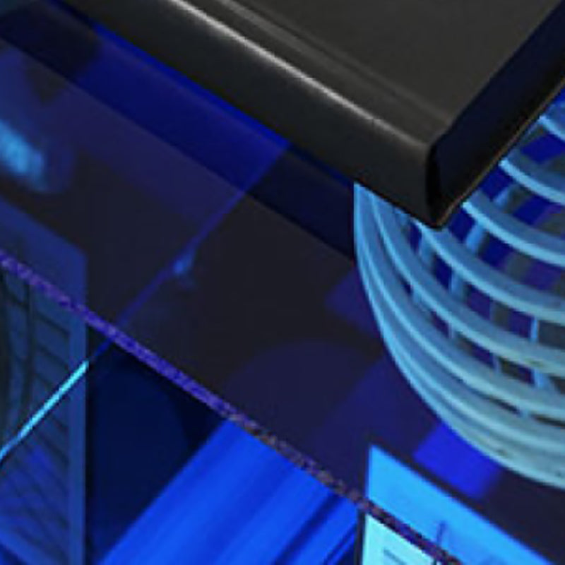 Standard Closed Back Bookshelf Modern Style Acrylic Bookcase