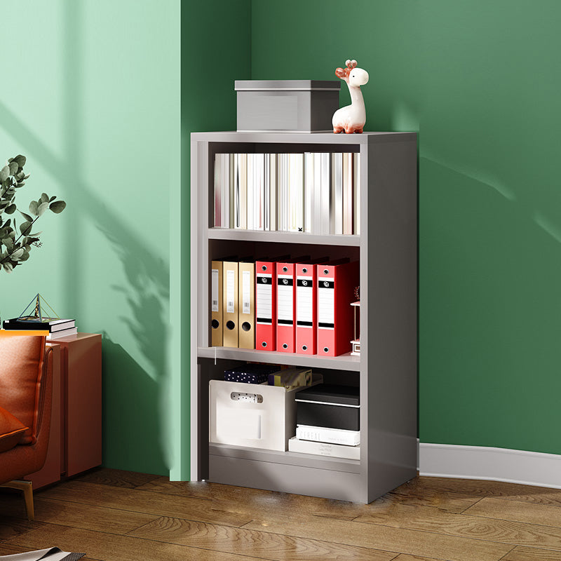 Modern Closed Back Standard Bookshelf Engineered Wood Bookcase