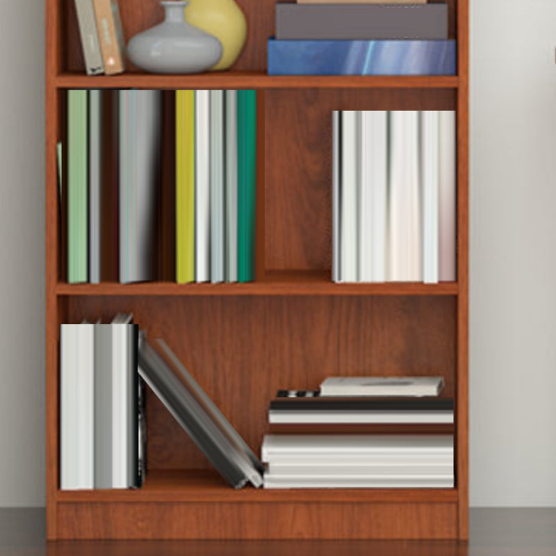 Modern Closed Back Standard Bookshelf Engineered Wood Bookcase