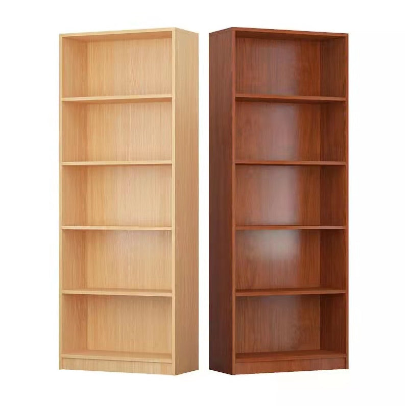 Modern Closed Back Standard Bookshelf Engineered Wood Bookcase