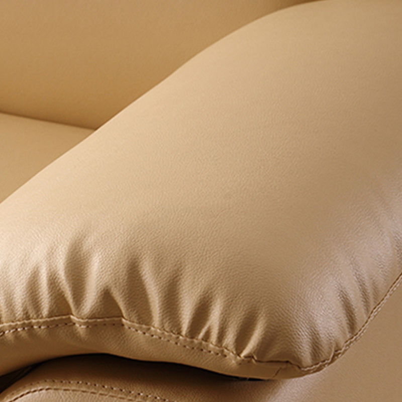 Glam Leather Pillow Top Arms Sleeper Sofa Biscuit Back Upholstered Sofa Bed