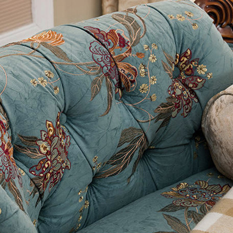 Traditional Chaise Lounge Couch Bedroom Living Room Chaise with Button Tufted