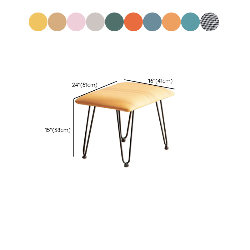 Rocking Chair Fabric Houndstooth Scratch Resistant Rocking Chair with Ottoman