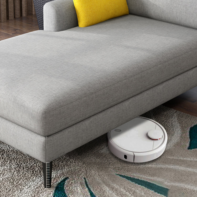 Modern Style Upholstered Chaise Living Room Square Arms Chaise