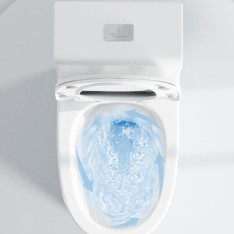Traditional All-In-One Urine Toilet Floor Mounted Porcelain Siphon Jet Toilet