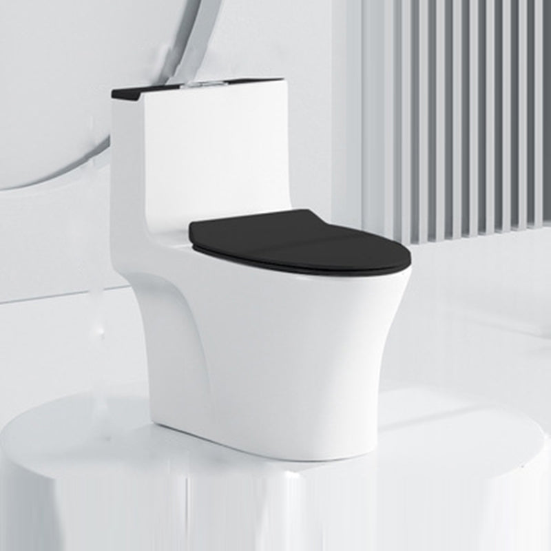 Traditional All-In-One Urine Toilet Floor Mounted Porcelain Siphon Jet Toilet