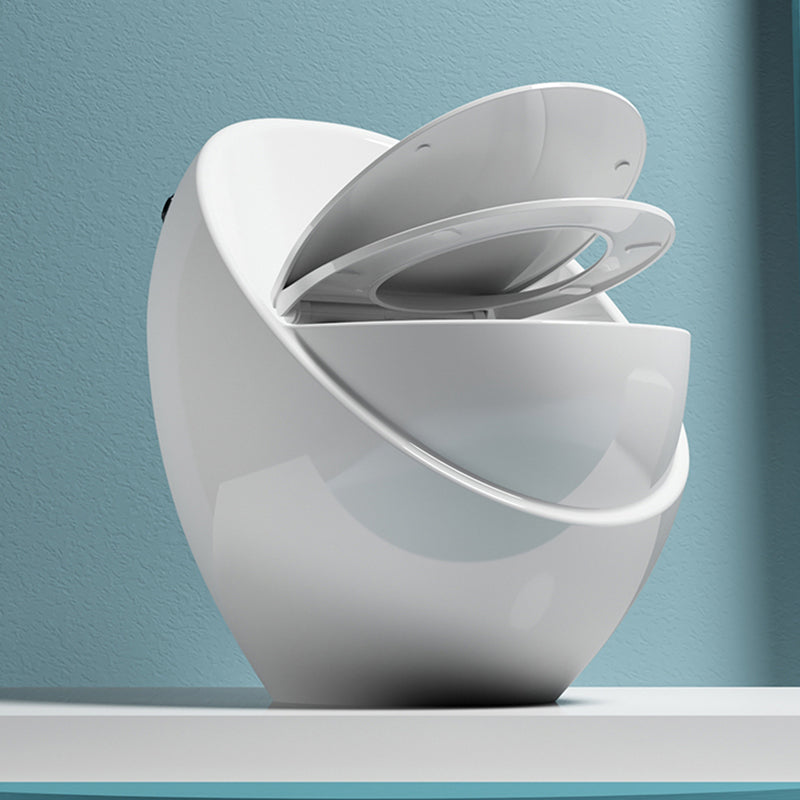 Modern Flush Toilet All-In-One Floor Mounted ABS Siphon Jet Toilet Bowl