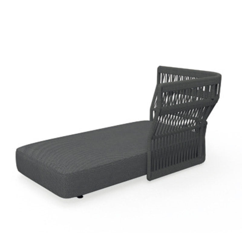Tropical Patio Sofa Water Resistant Rattan Outdoor Patio Sofa