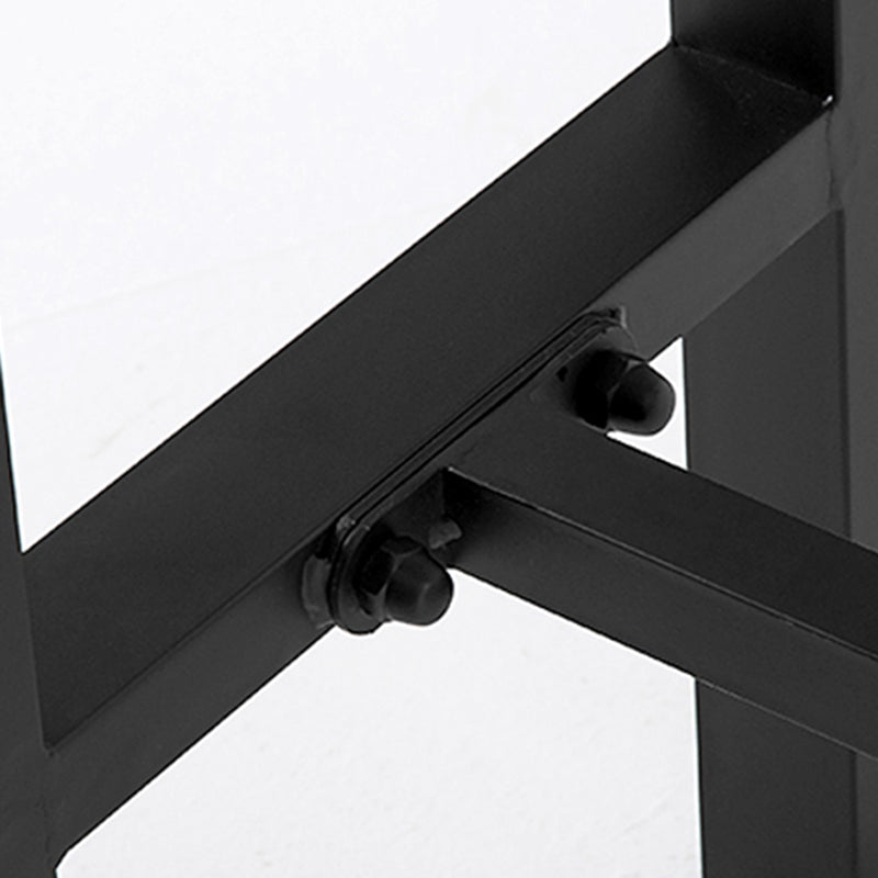 Industrial Rectangle Bistro Bar Table Solid Wood Bar Table for Dining Room