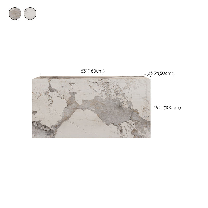 Modern Bistro Bar Table Sintered Stone Bar Table for Living Room