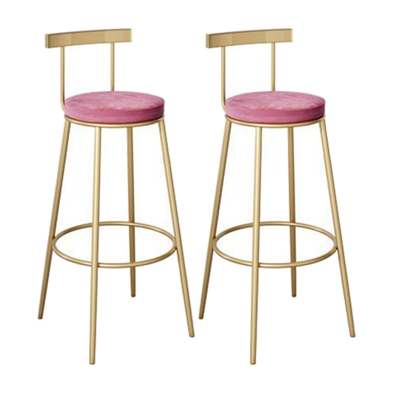 Glam Stone 1/2/3 Pieces Bar Table Set Rectangle Bar Table with Metal Legs