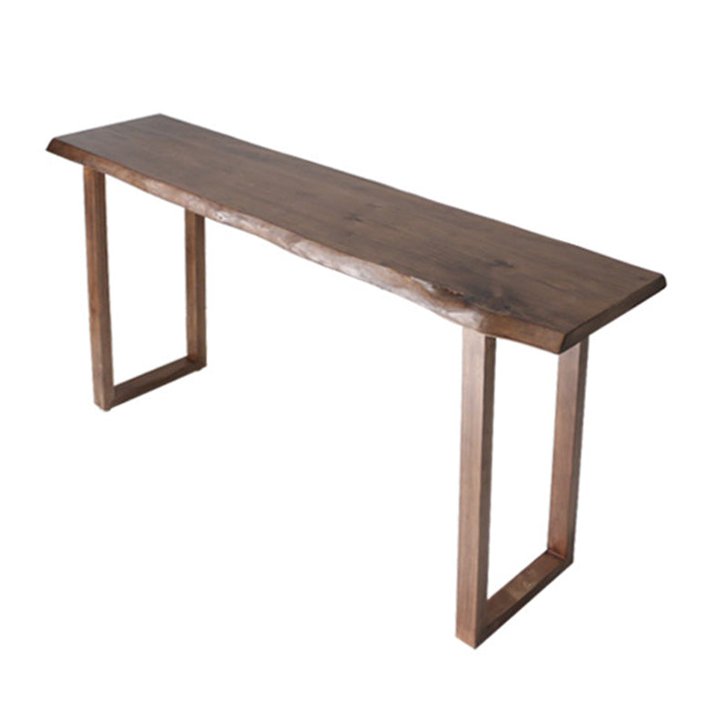 Contemporary Rectangle Pub Table Set 1/4/5 Pcs Bar Table with Wooden Stools