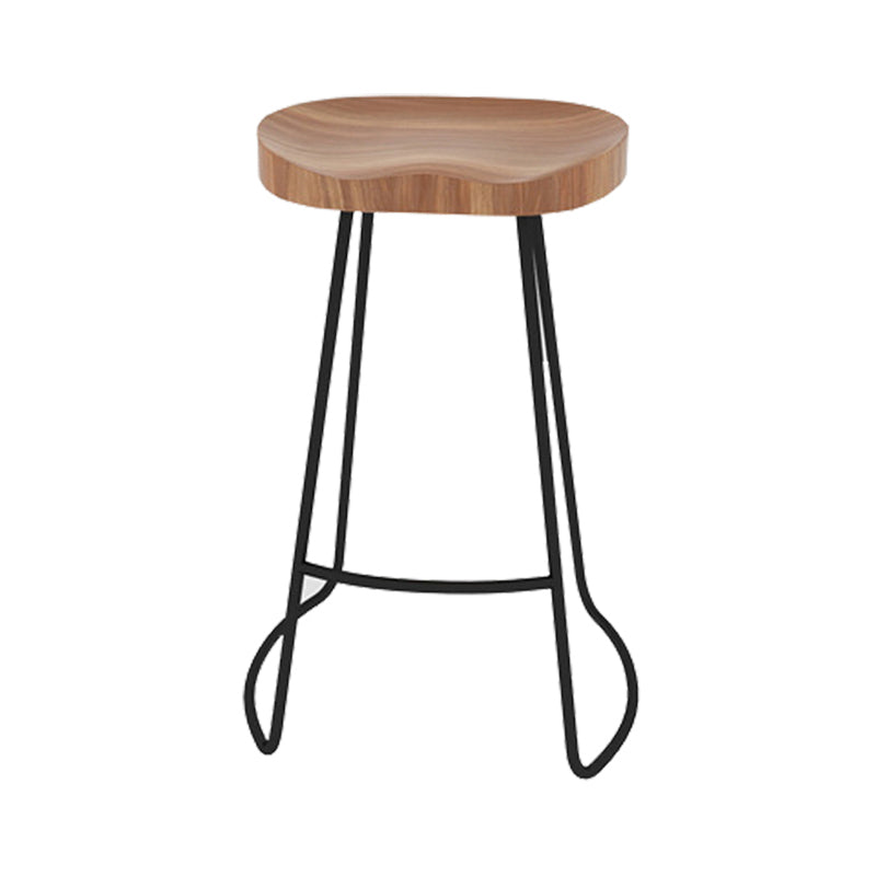 1/3 Pieces Brown Wood Top Bar Set with Stools Industrial Rectangle Pub Table Set