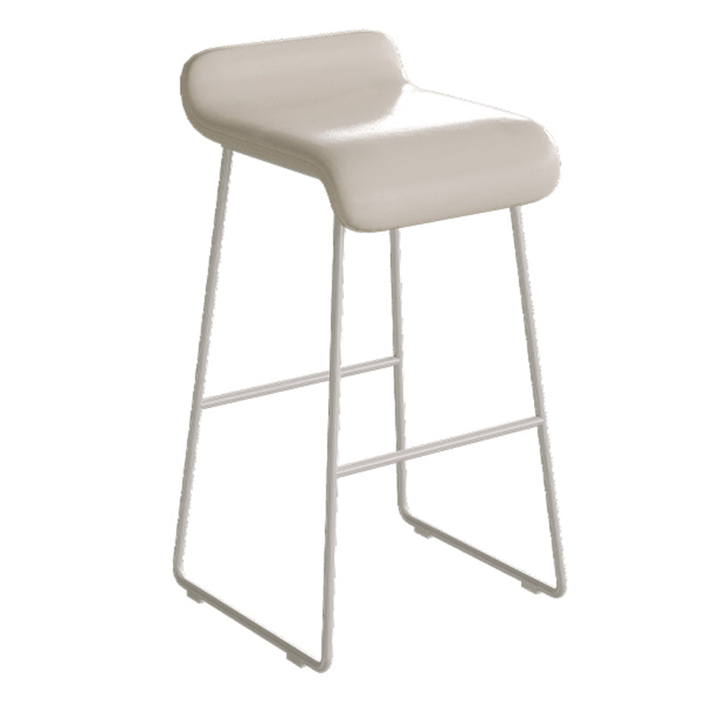 Metal and Stone Pub Set 1/2/3 Pcs Modern Indoor Bar Table with Upholstered Stools