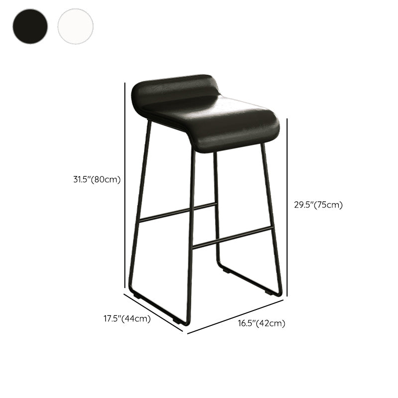 Metal and Stone Pub Set 1/2/3 Pcs Modern Indoor Bar Table with Upholstered Stools