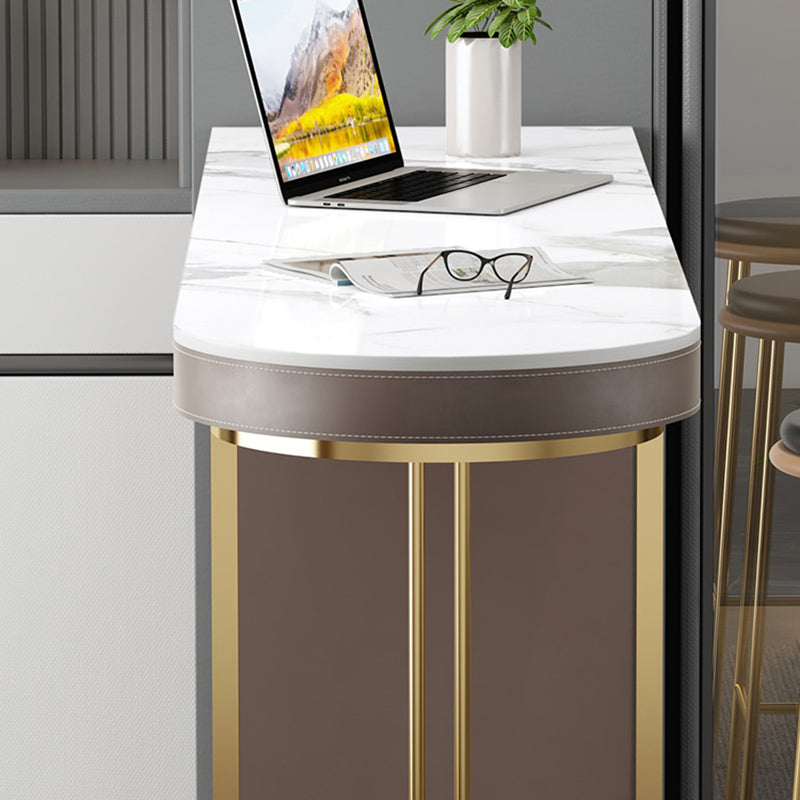 Contemporary Pub Table Set 1/2/3 Pcs Metal Frame Bar Table and Stools