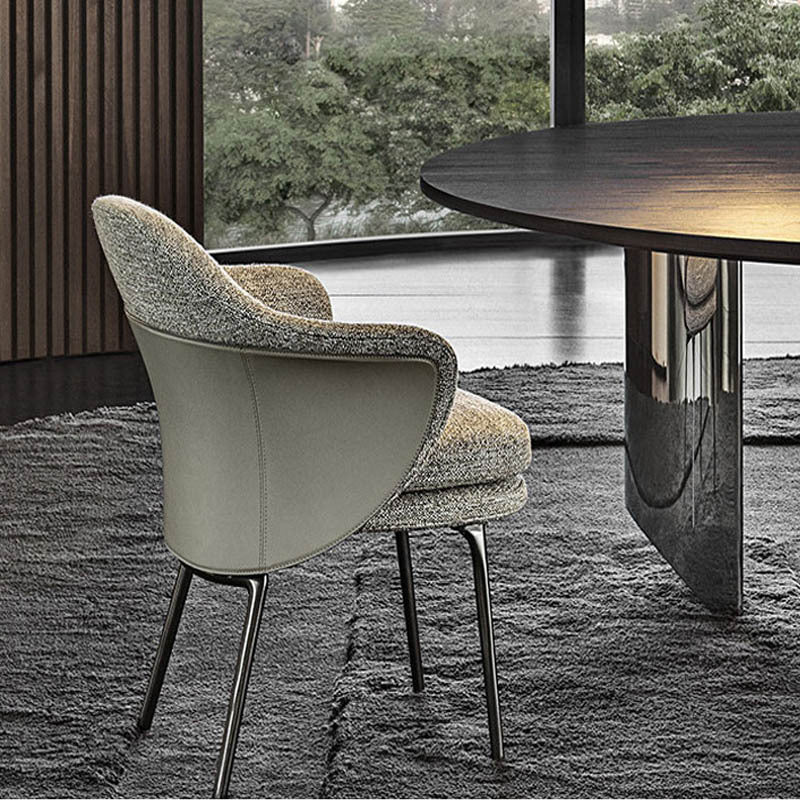 Dining Room Upholstered Chair Faux Leather Parsons Dining Chair