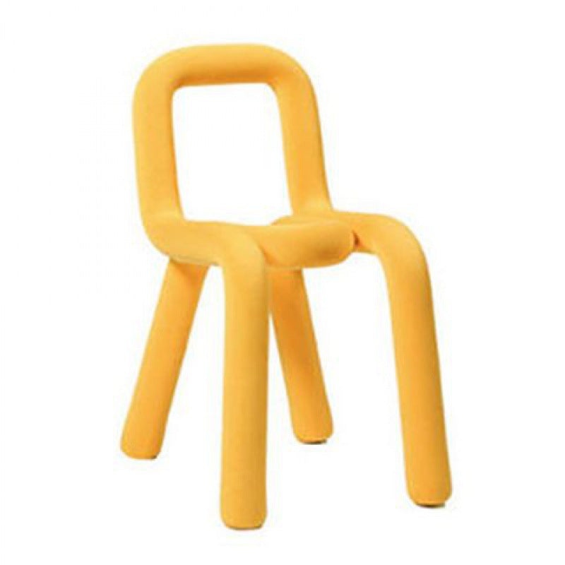 Designer Style Armless Chair Open Back Home Dining Side Chair