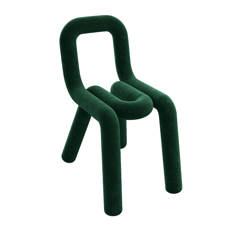 Designer Style Armless Chair Open Back Home Dining Side Chair