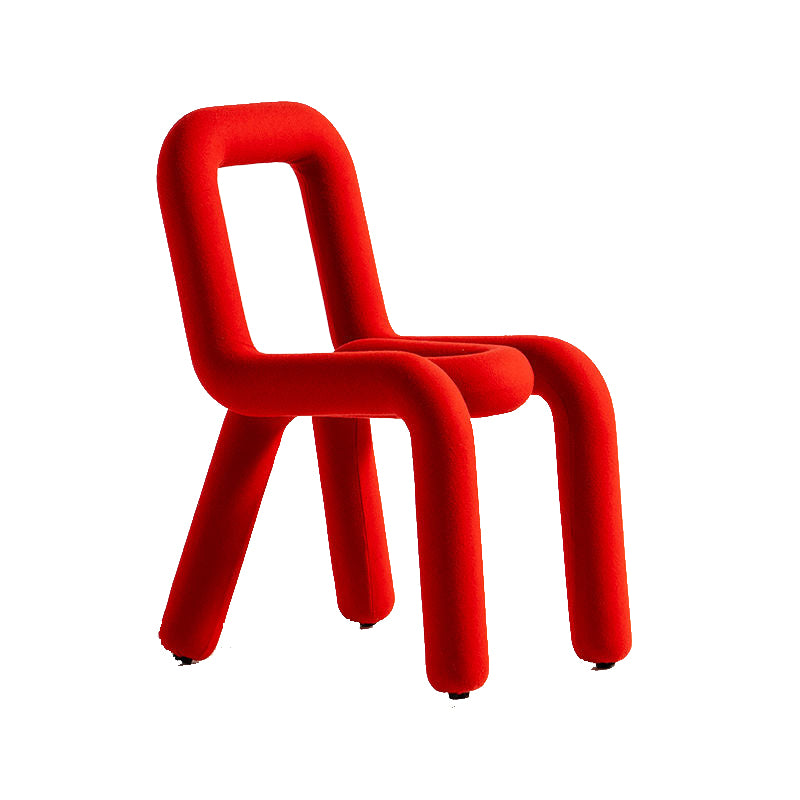 Designer Style Armless Chair Open Back Home Dining Side Chair