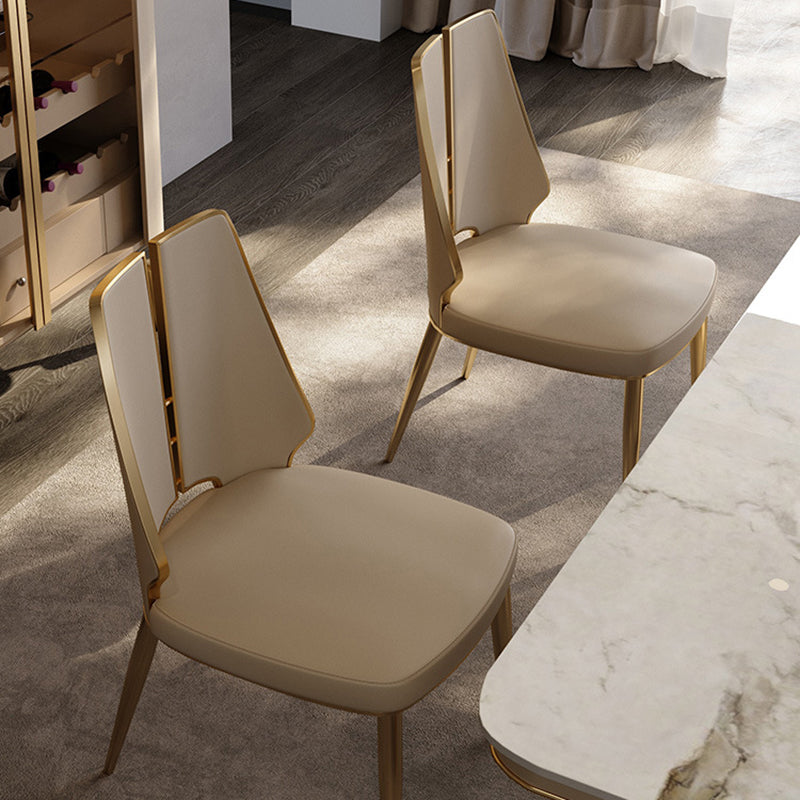 Dining Room Upholstered Chair Home Faux Leather Dining Chair