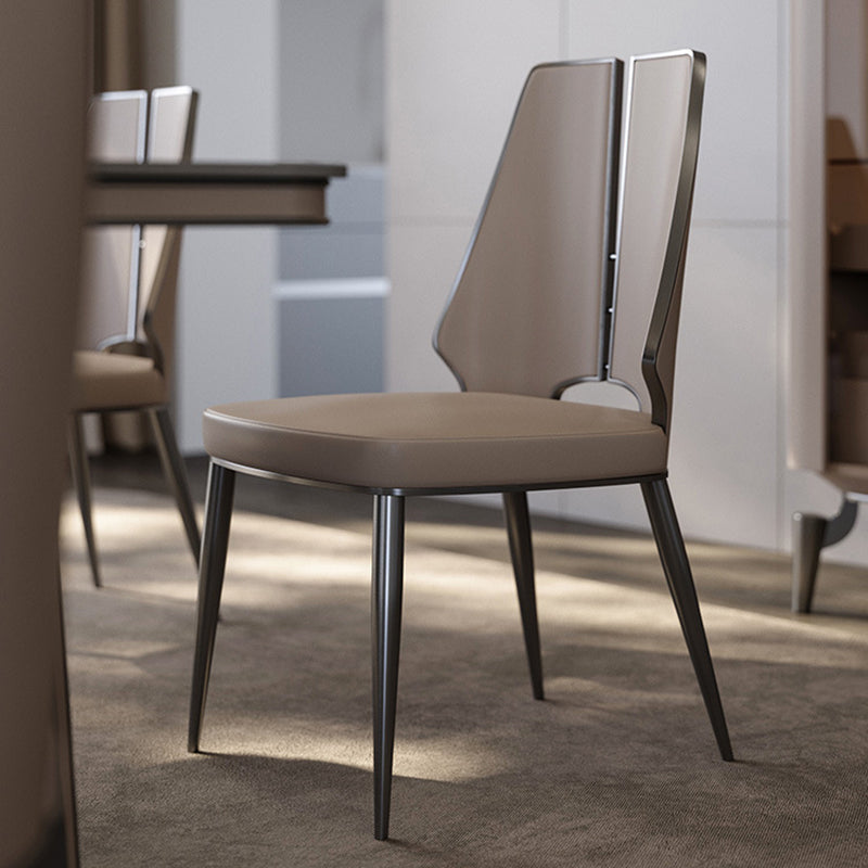 Dining Room Upholstered Chair Home Faux Leather Dining Chair
