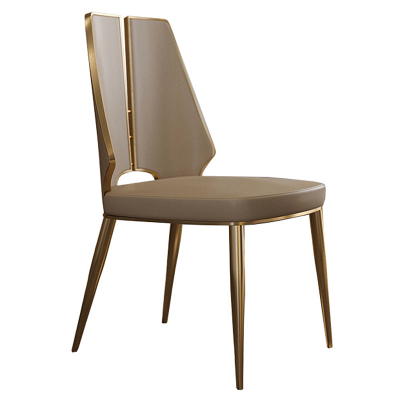 Dining Room Upholstered Chair Home Faux Leather Dining Chair
