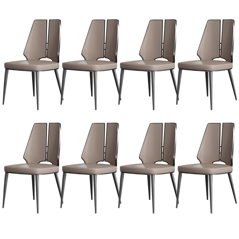 Dining Room Upholstered Chair Home Faux Leather Dining Chair