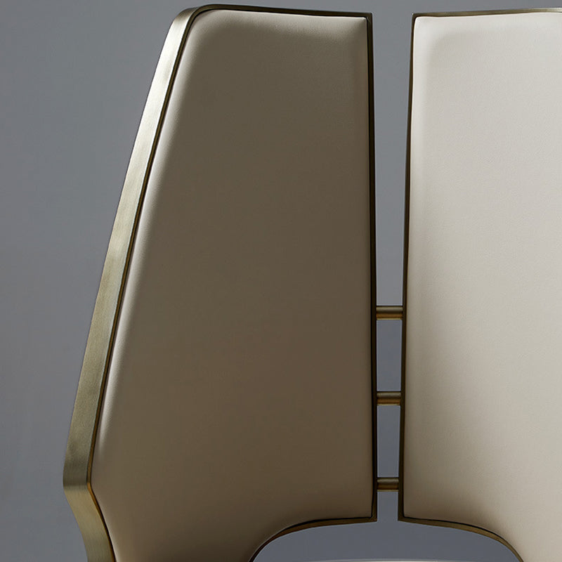 Dining Room Upholstered Chair Home Faux Leather Dining Chair