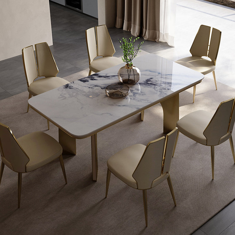 Dining Room Upholstered Chair Home Faux Leather Dining Chair