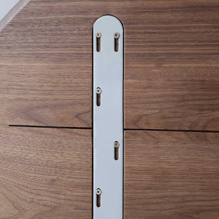 Contemporary 1/2/5 Pieces Furniture Round Solid Wood Dining Set in Brown