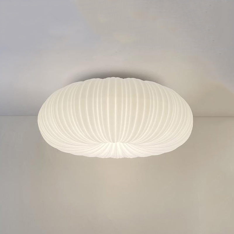 Single Contemporary White Flush Mount Lighting LED Acrylic Ceiling Light for Foyer