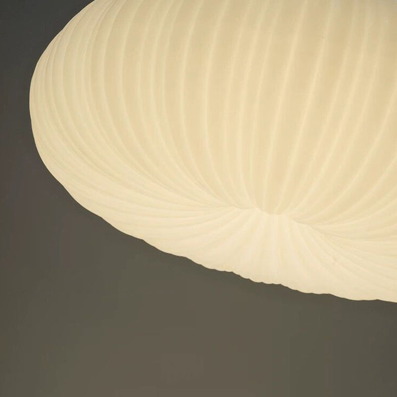 Single Contemporary White Flush Mount Lighting LED Acrylic Ceiling Light for Foyer