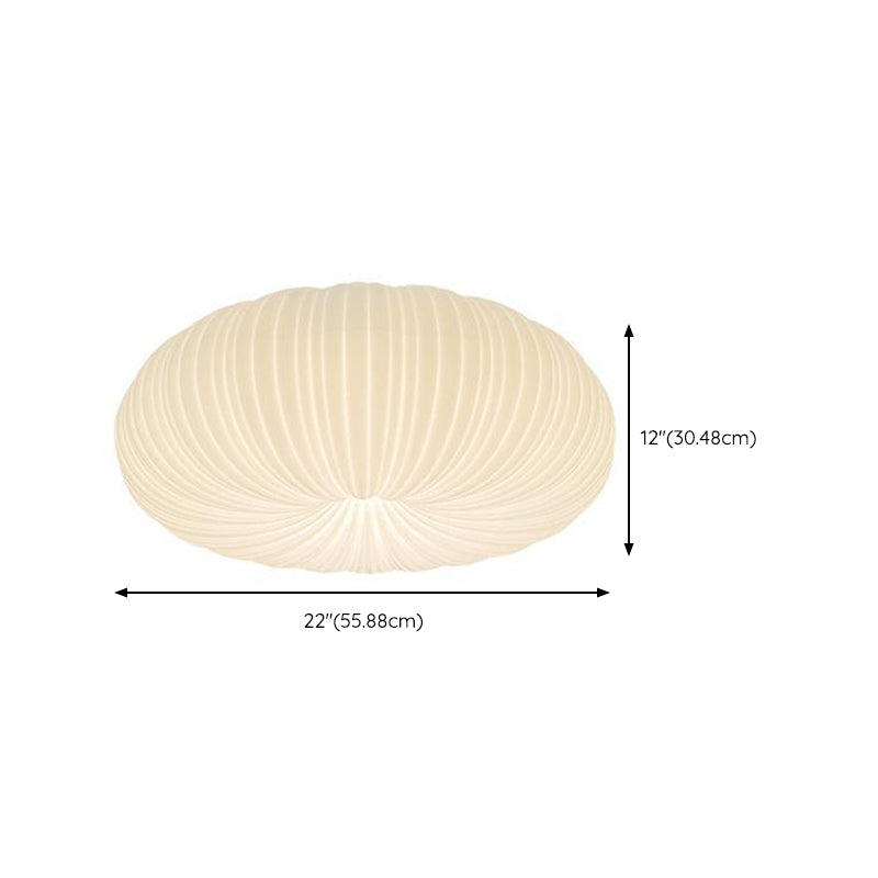 Single Contemporary White Flush Mount Lighting LED Acrylic Ceiling Light for Foyer
