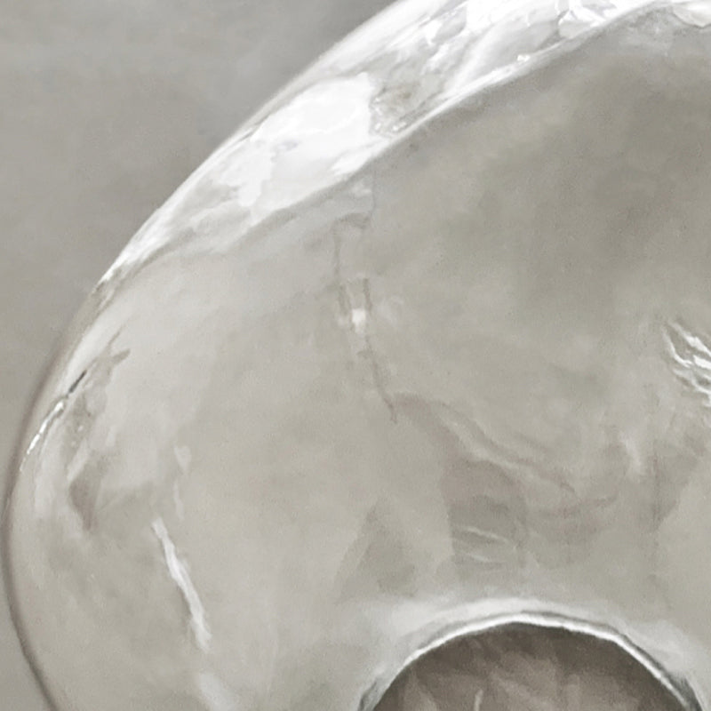 Unique 1 - Light Wall Light Fixture Modern Glass Wall Sconce in Sliver / Amber