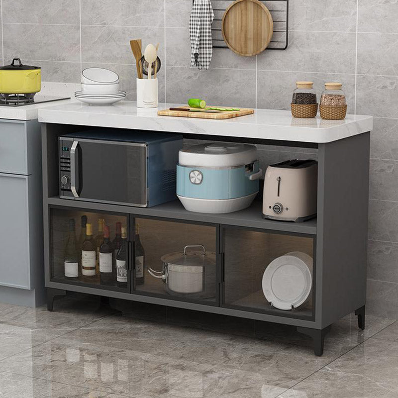 Dining Room Kitchen Island Table Marble Stationary Kitchen Island