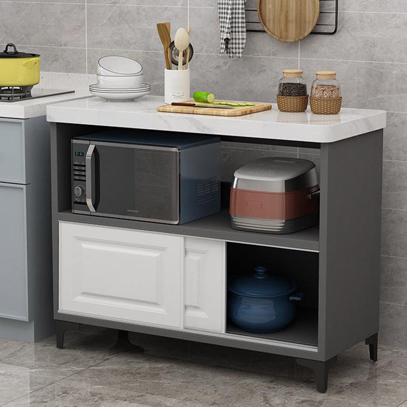 Dining Room Kitchen Island Table Marble Stationary Kitchen Island