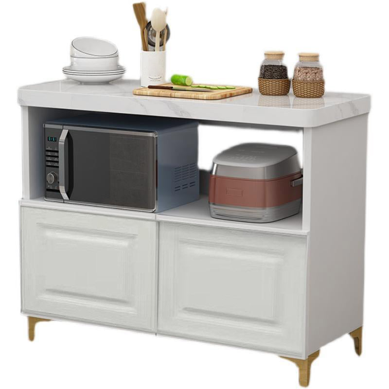 Dining Room Kitchen Island Table Marble Stationary Kitchen Island