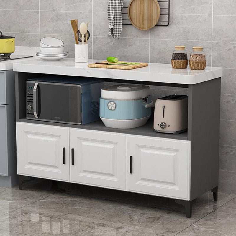 Dining Room Kitchen Island Table Marble Stationary Kitchen Island