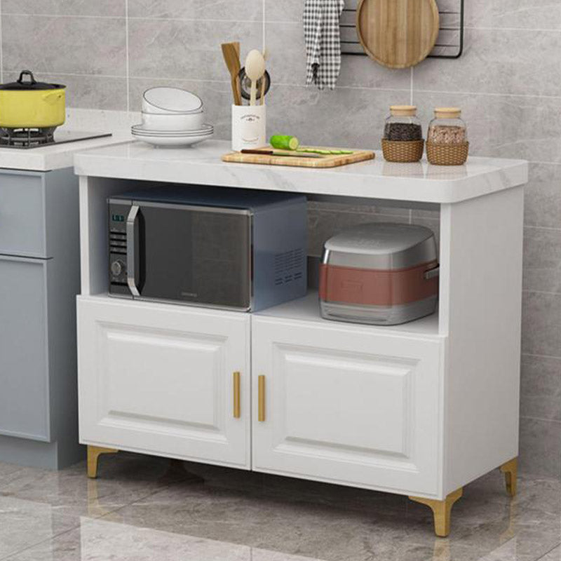 Dining Room Kitchen Island Table Marble Stationary Kitchen Island
