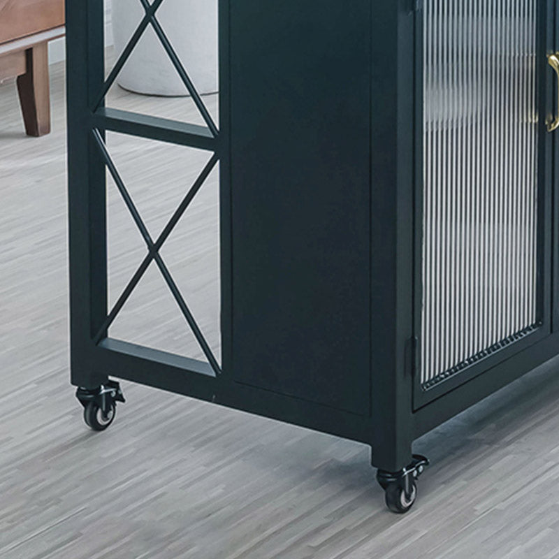 Modern Kitchen Island Table Dining Room Kitchen Island with Storage Cabinet