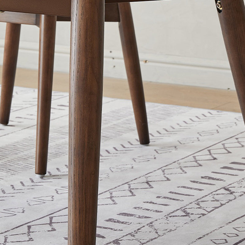 Contemporary Style 1/4/5/7 Pieces Dining Chairs Set Stone Round Furniture in Gray