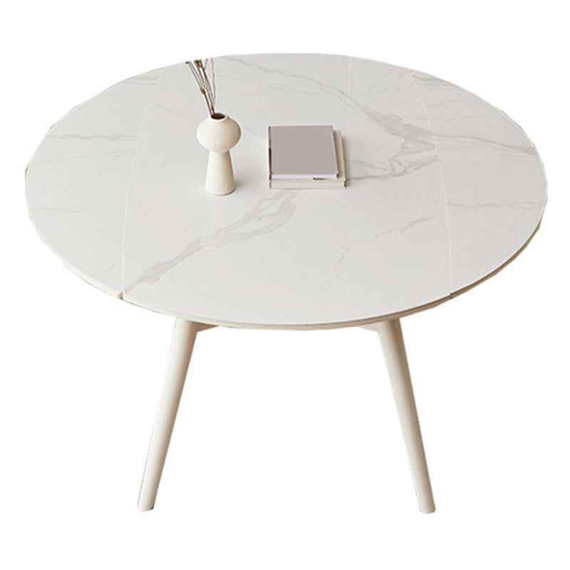 Modern 1/4/5/7 Pieces Dining Set Rectangle Stone Collapsible Dining Table for Dining Room