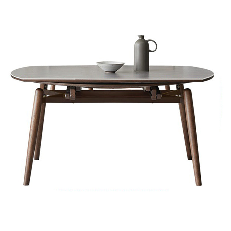 Modern 1/4/5/7 Pieces Dining Set Stone Collapsible Dining Table for Dining Room