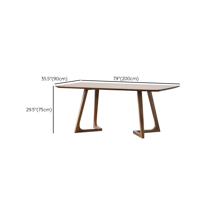 Modern 1/5 Pieces Dining Set Pine Wood Dining Table for Dining Room