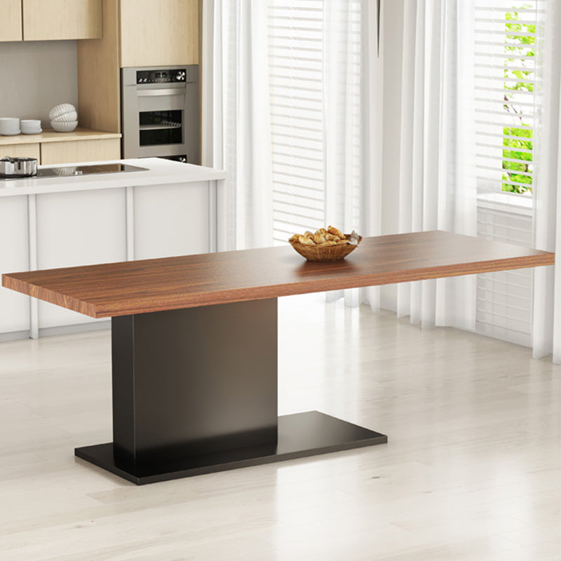 Modern 1/5/7 Pieces Dining Set Rectangle Pine Wood Dining Table for Living Room