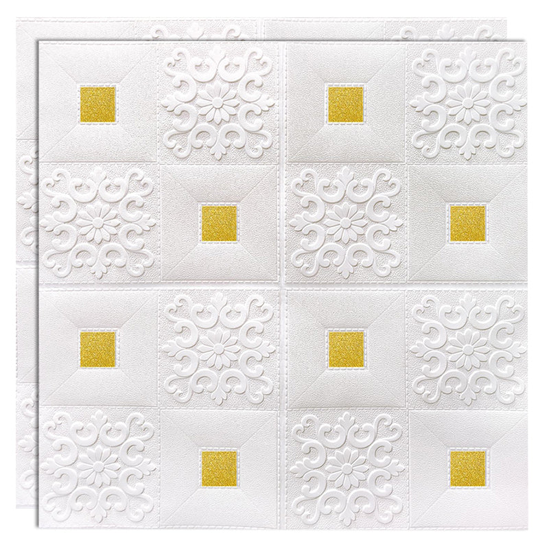 Modern Wall Paneling Foam 3D Embossed Peel and Stick Wall Panel