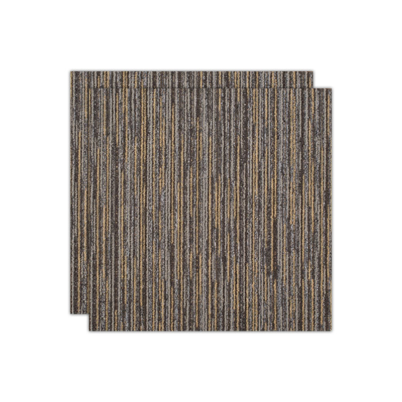 Carpet Tile Non-Skid Fade Resistant Geometry Self-Stick Carpet Tiles Bedroom