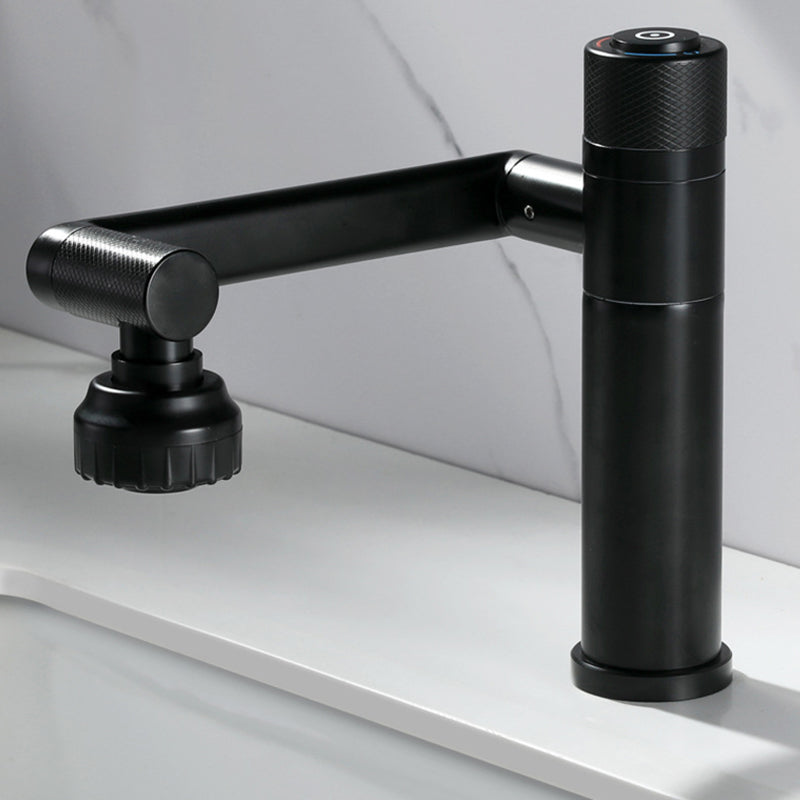 Modern Vessel Faucet Stainless Steel Single Handle Bendable Vessel Faucet